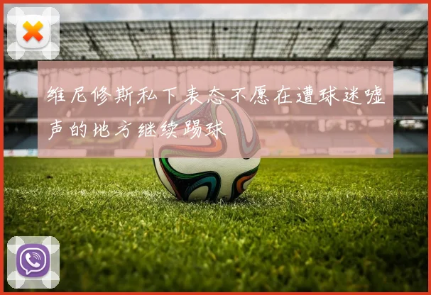 维尼修斯私下表态不愿在遭球迷嘘声的地方继续踢球