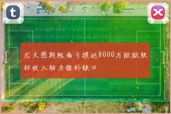 尤文图斯账面亏损达8000万欧欧联杯收入助力弥补缺口